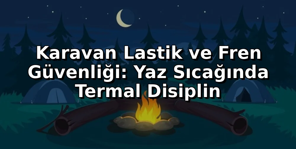 Karavan Lastik ve Fren Güvenliği: Yaz Sıcağında Termal Disiplin