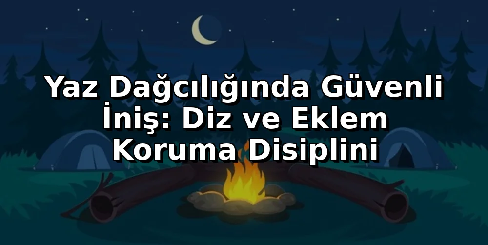 Yaz Dağcılığında Güvenli İniş: Diz ve Eklem Koruma Disiplini