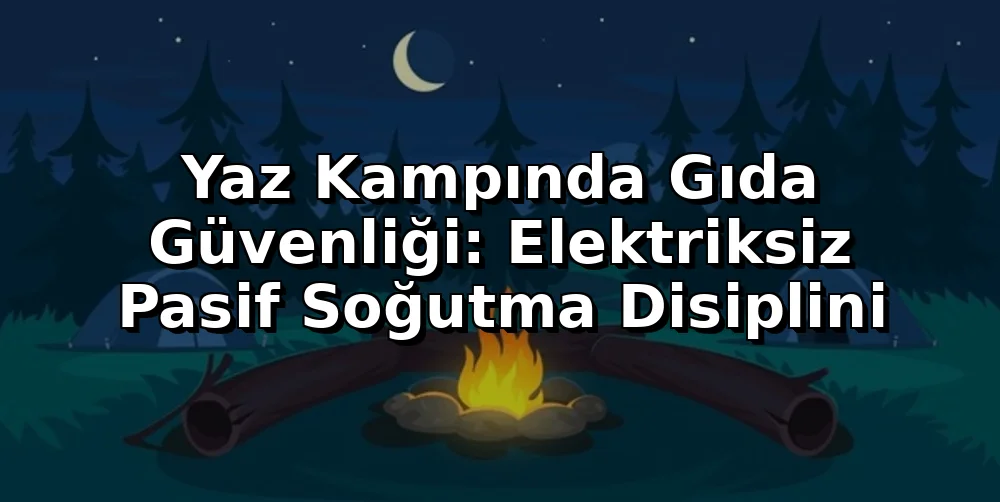 Yaz Kampında Gıda Güvenliği: Elektriksiz Pasif Soğutma Disiplini