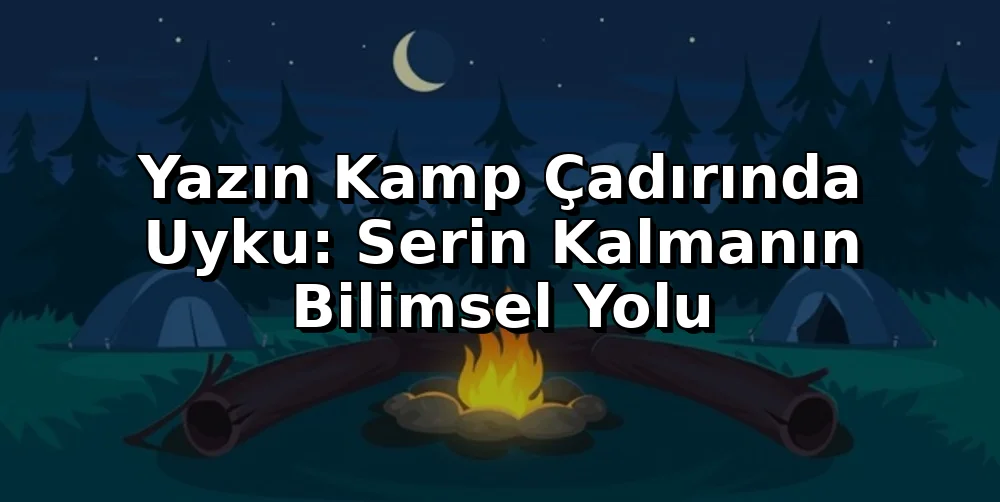Yazın Kamp Çadırında Uyku: Serin Kalmanın Bilimsel Yolu