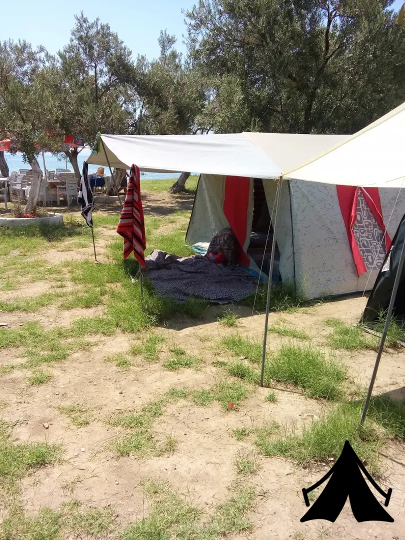 Caravan Çadır Kampı Fotoğrafı