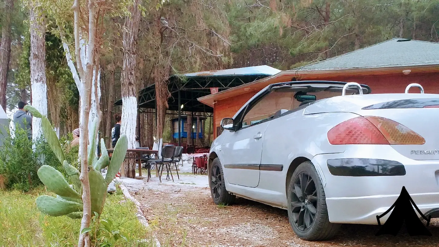 Çamlık kamp karavan park alanı gönüldag Fotoğrafı