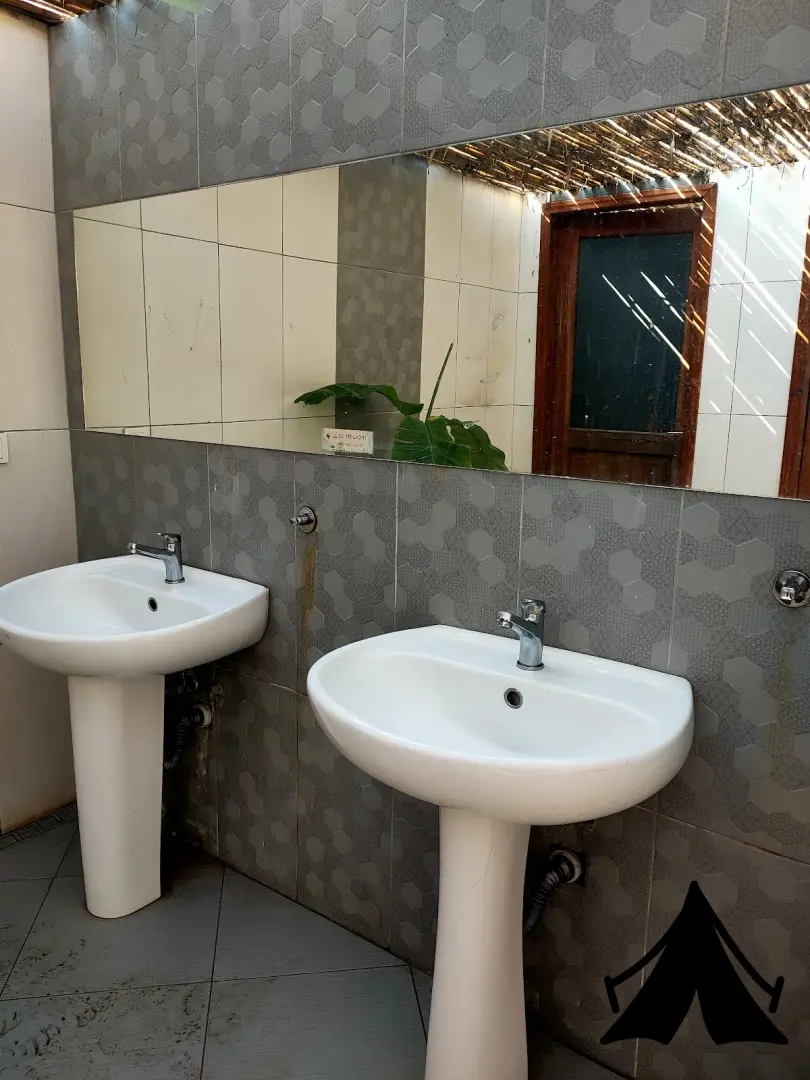 bambu kamp Fotoğrafı