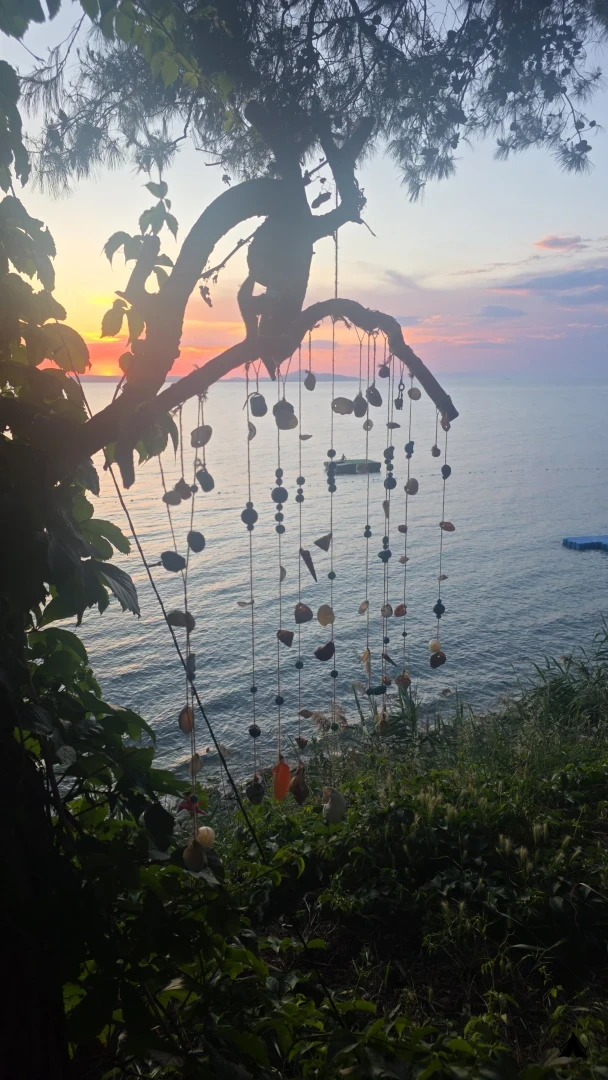 Ütopya Camping deniz manzaralı dekor