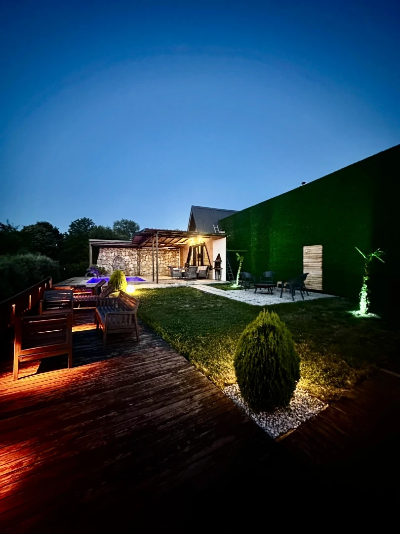 Black Wooden Bungalov
