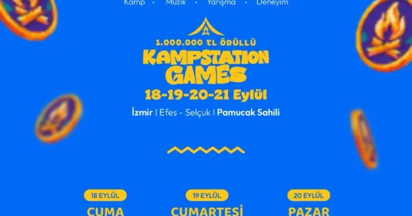 Kampstation Games 2026 İzmir: Tarih, Bilet, Lineup ve Kamp Rehberi